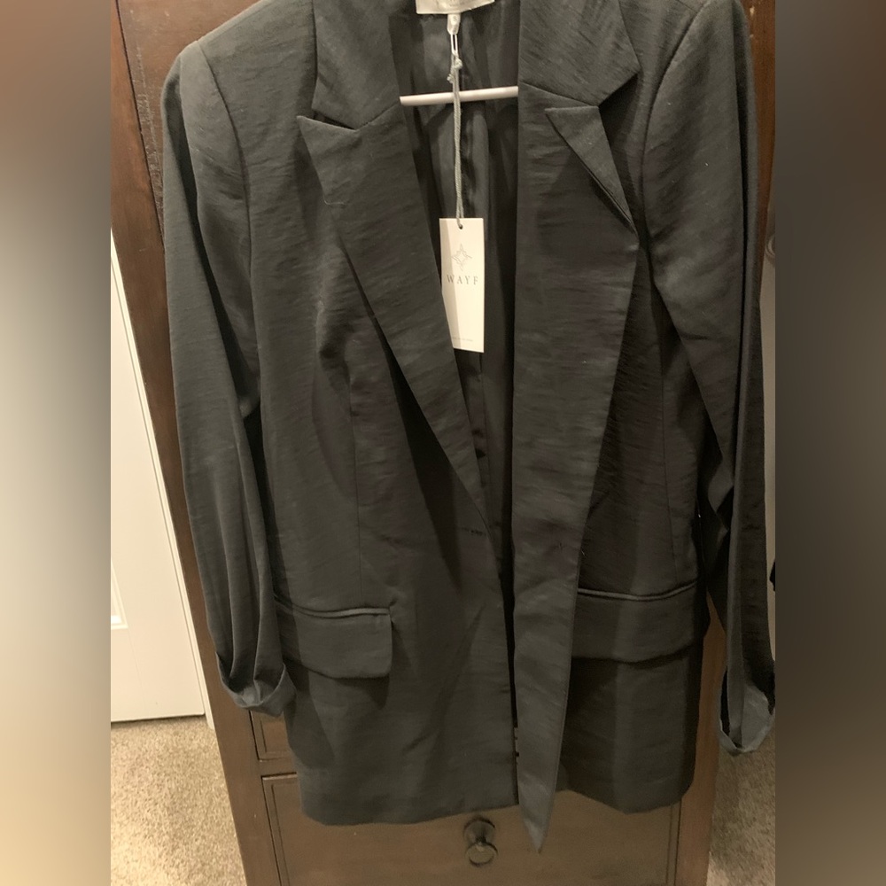 Wayf size small black blazer. New with tags.